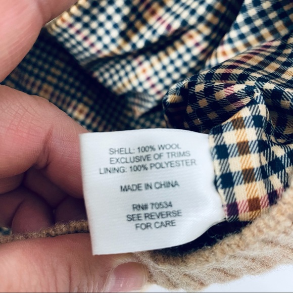 Orvis Men’s tweed Wool Zip Bomber Jacket - Picture 7 of 14